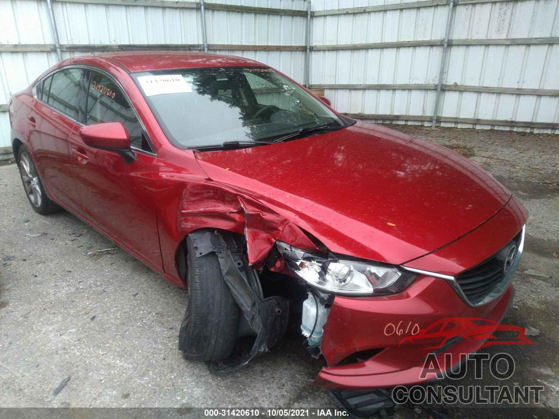 MAZDA MAZDA6 2016 - JM1GJ1V59G1468416