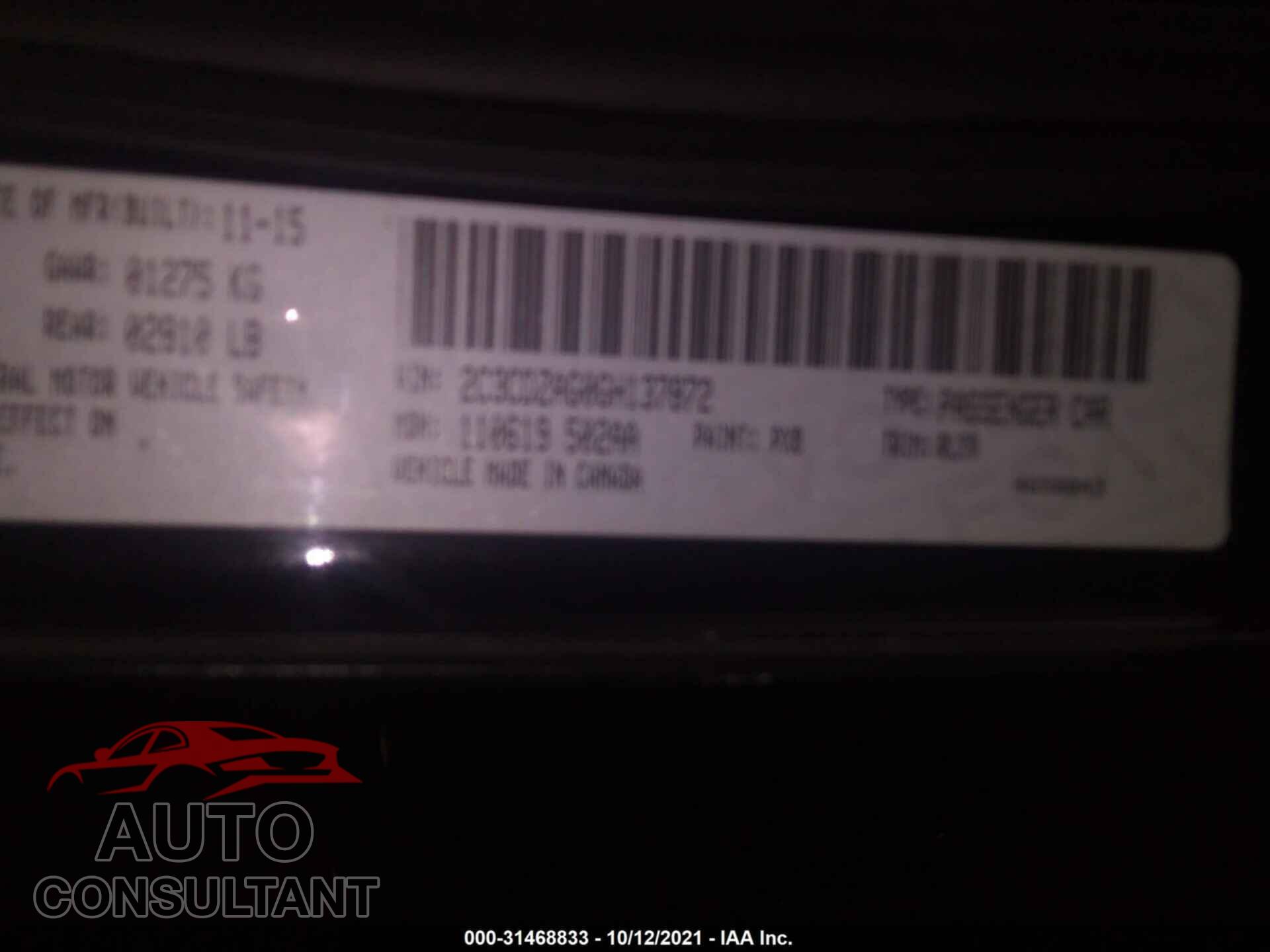 DODGE CHALLENGER 2016 - 2C3CDZAG0GH137872