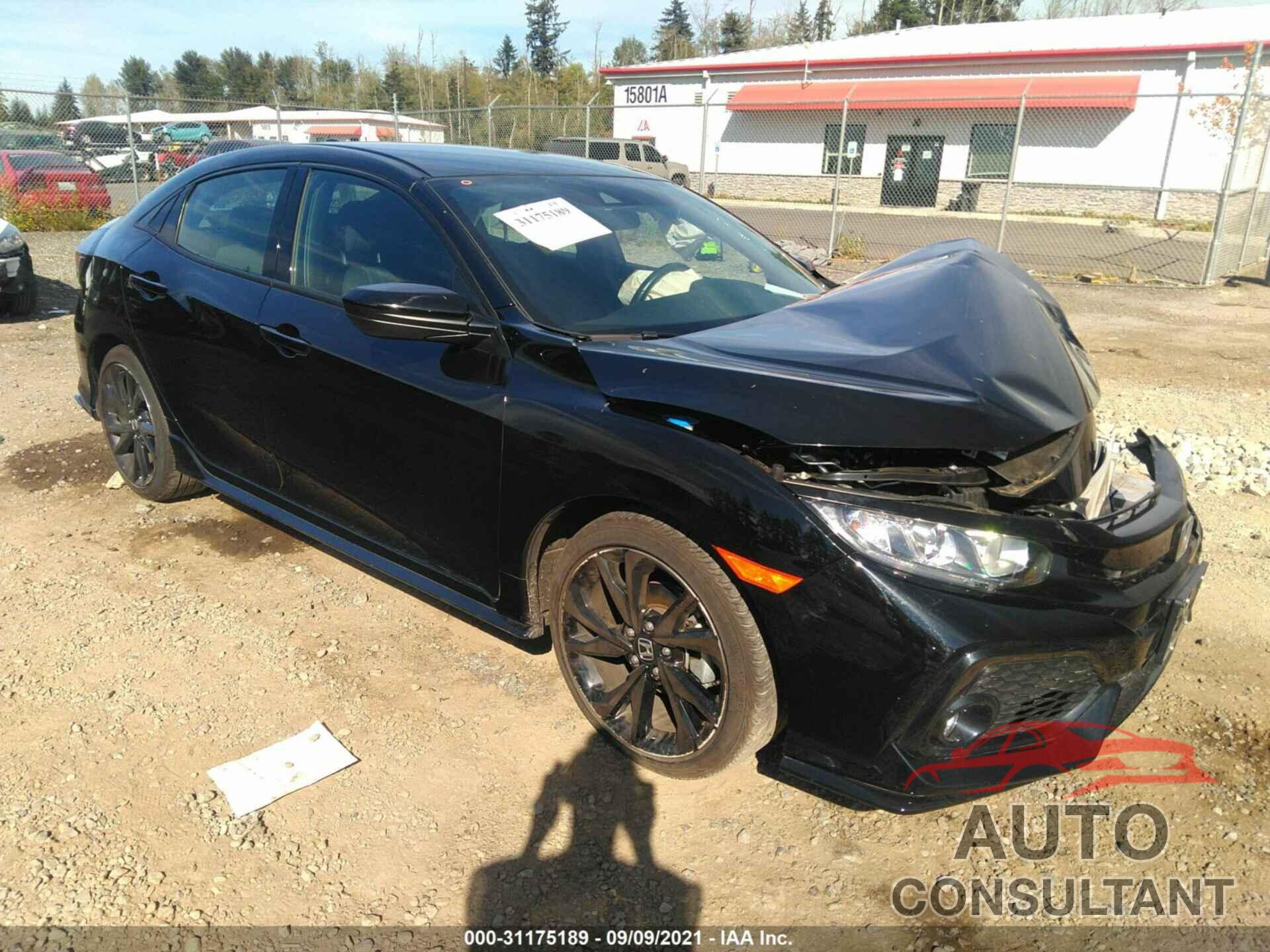 HONDA CIVIC HATCHBACK 2019 - SHHFK7H43KU414428