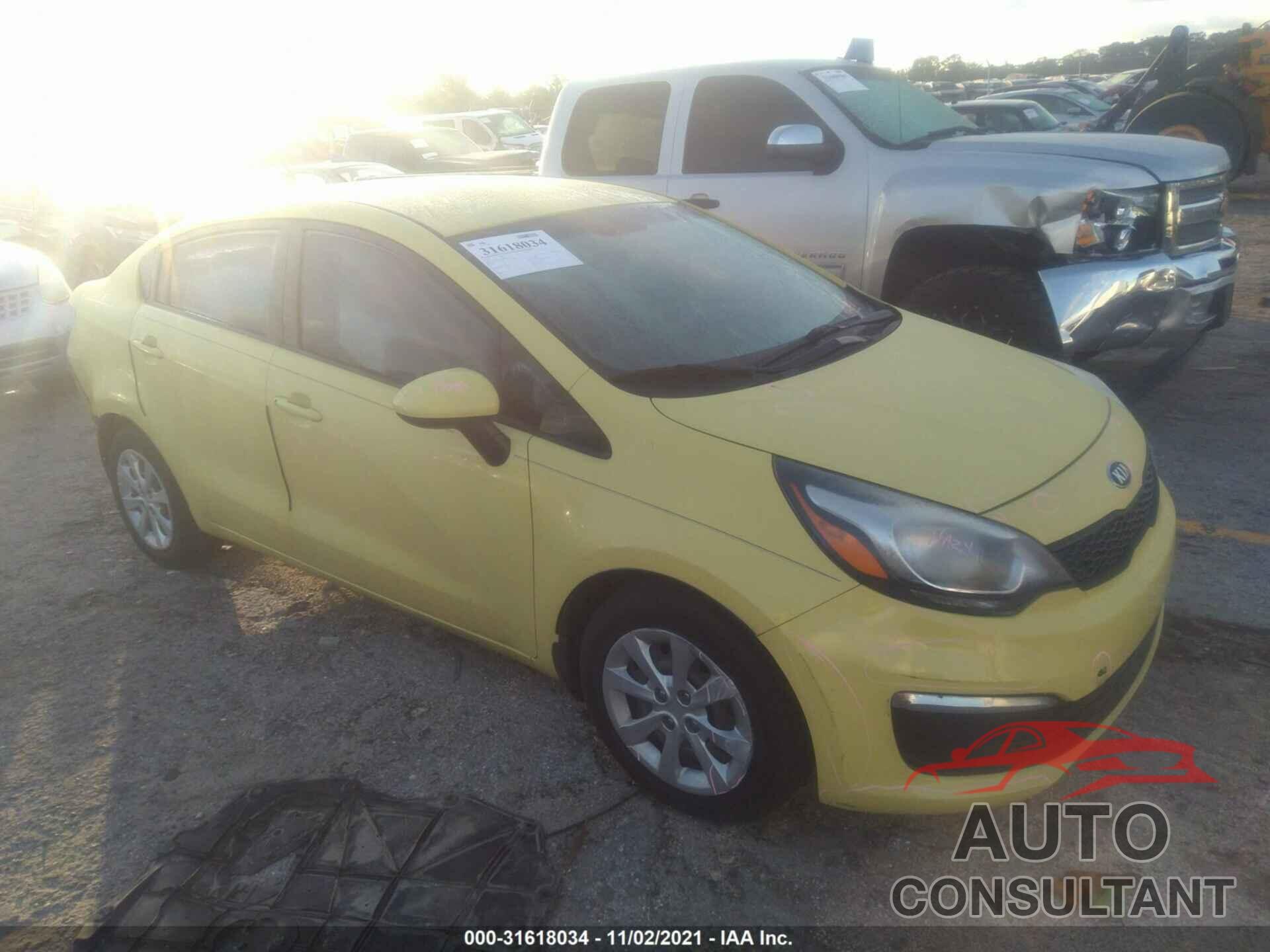 KIA RIO 2016 - KNADM4A38G6660751