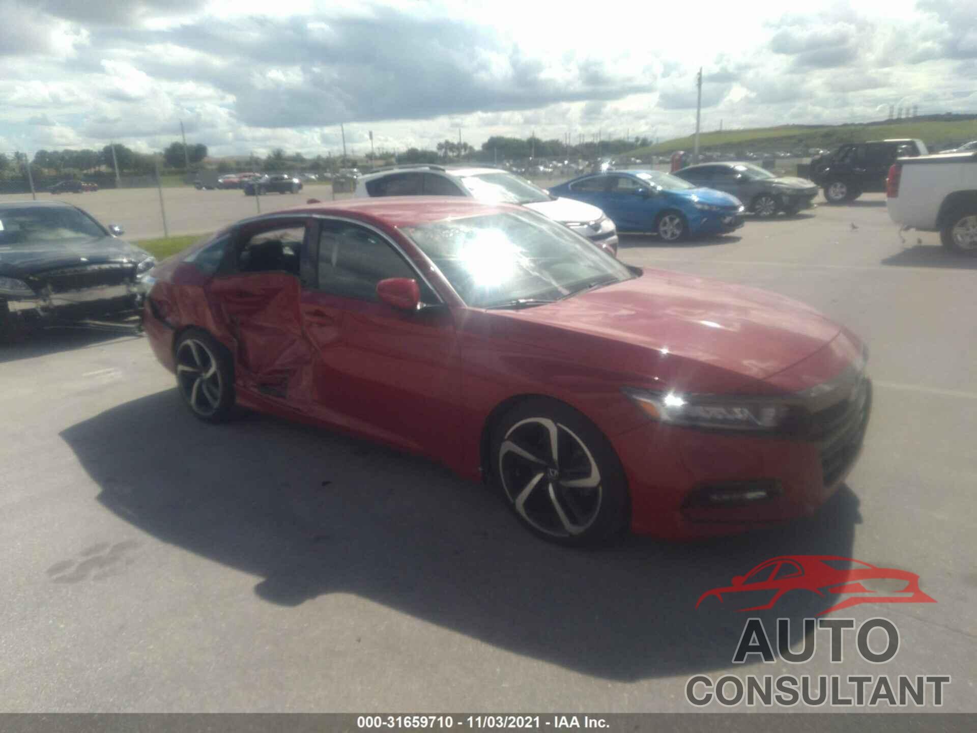 HONDA ACCORD SEDAN 2018 - 1HGCV1F38JA054469