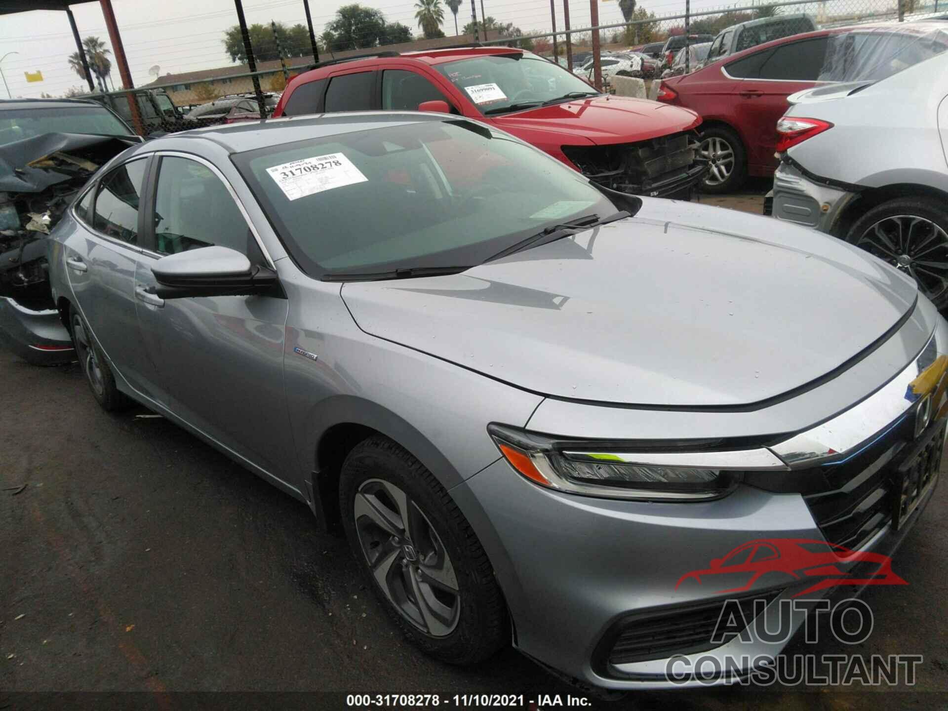 HONDA INSIGHT 2019 - 19XZE4F59KE011317