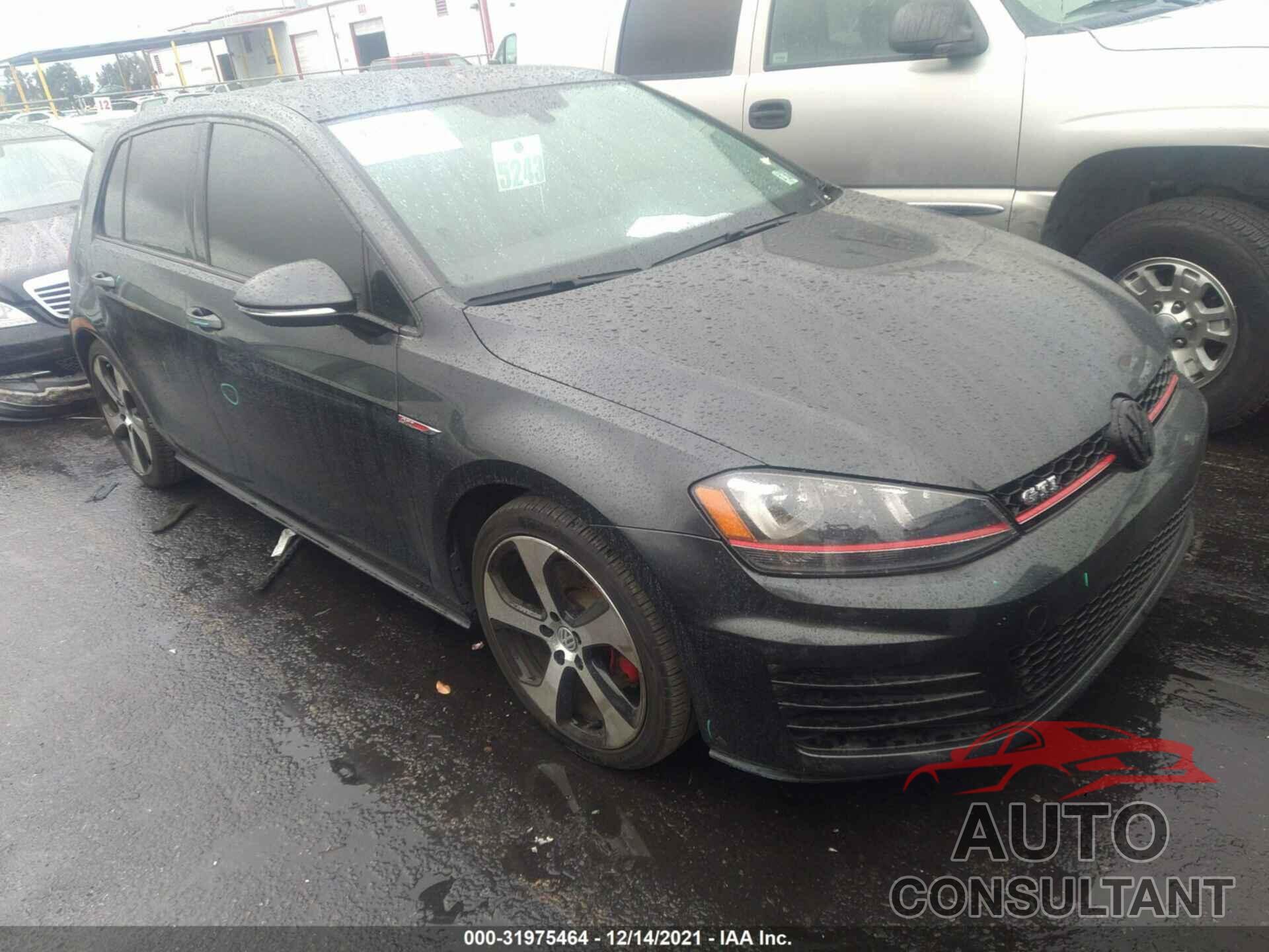 VOLKSWAGEN GOLF GTI 2016 - 3VW4T7AU1GM047447