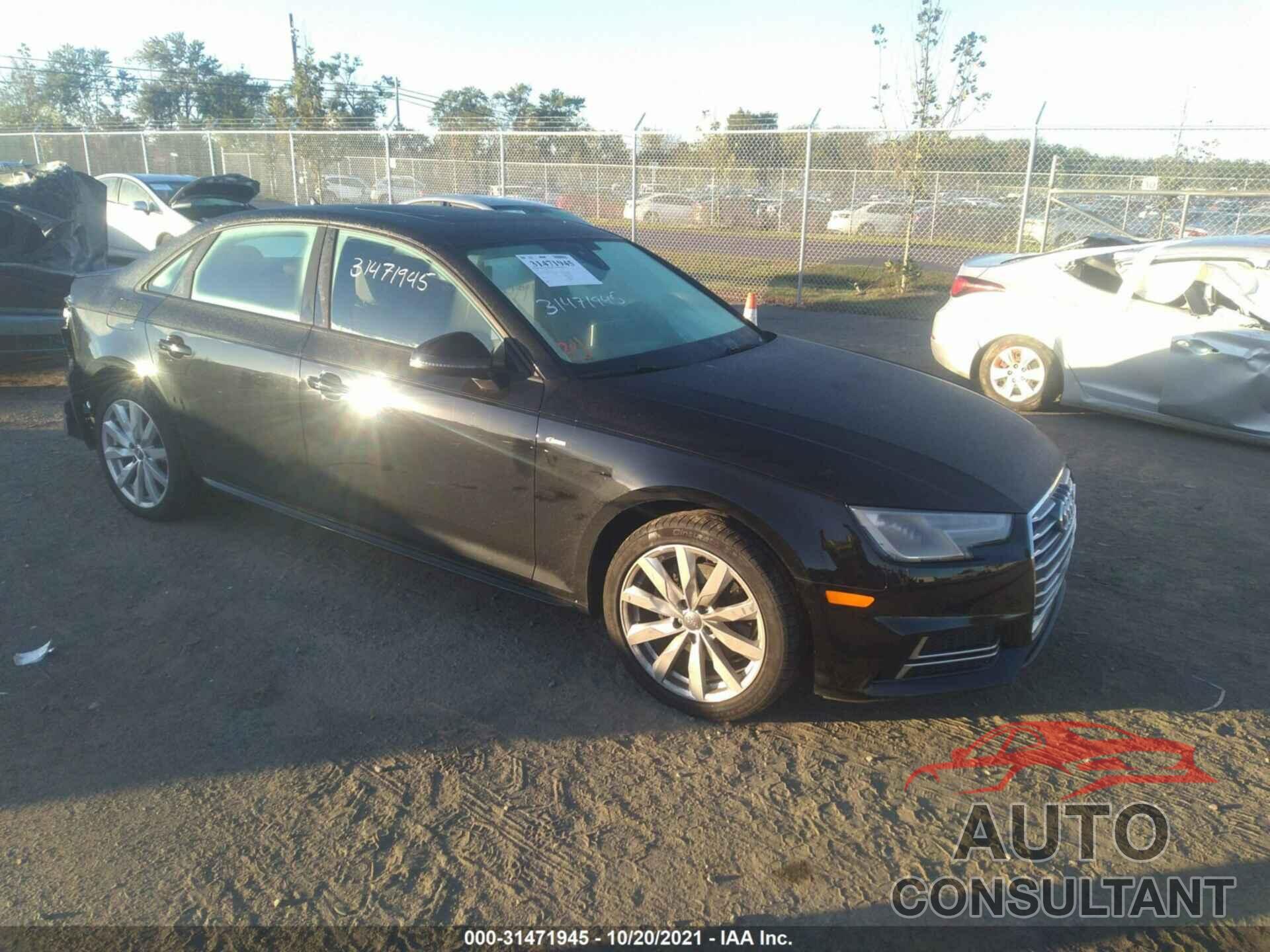 AUDI A4 2018 - WAUKMAF4XJN019461