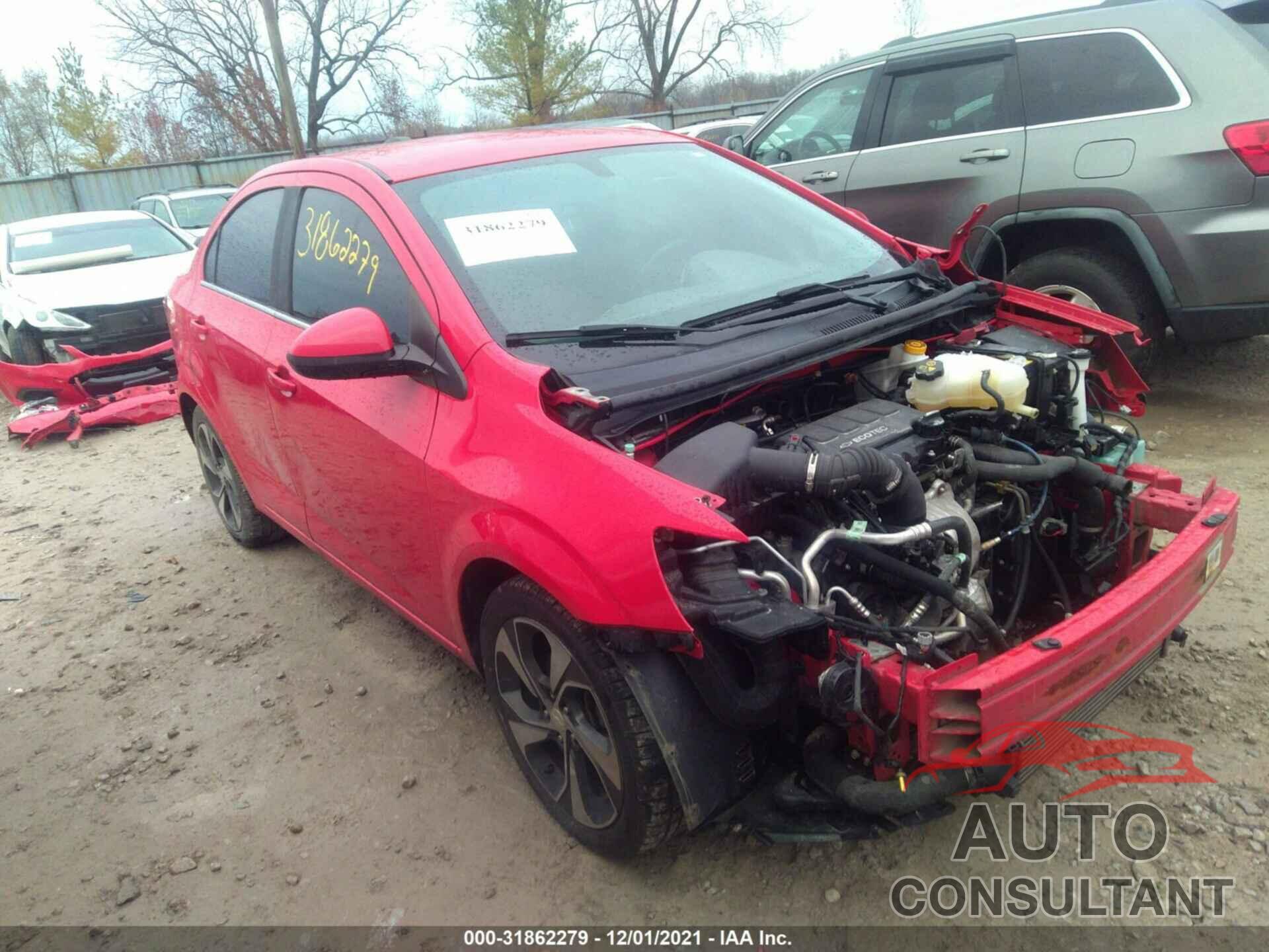 CHEVROLET SONIC 2017 - 1G1JF5SB6H4150318