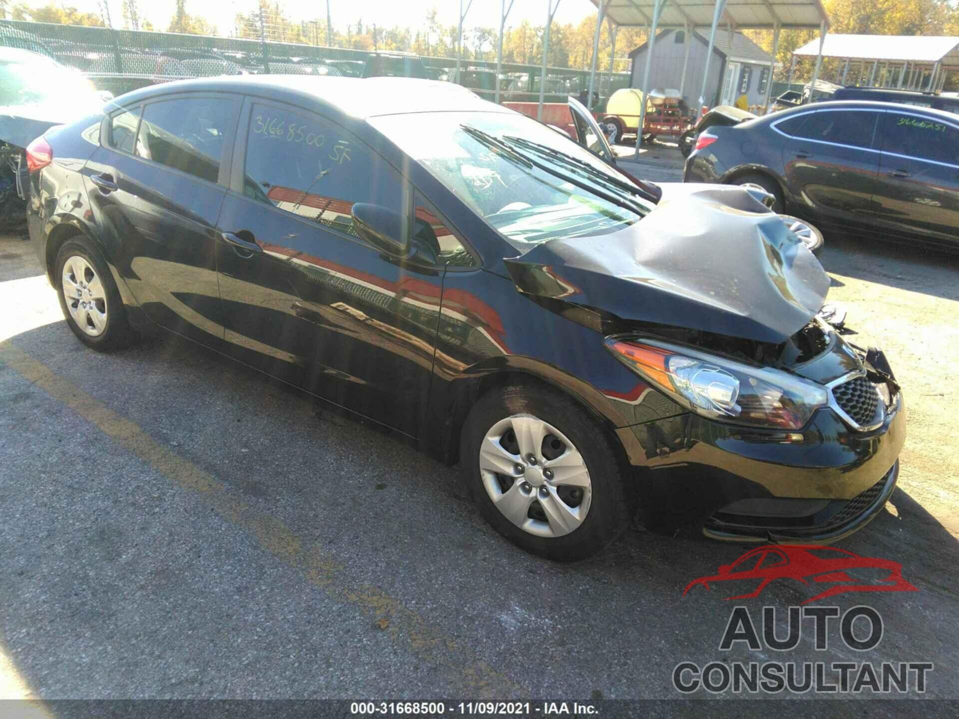 KIA FORTE 2016 - KNAFK4A60G5534740