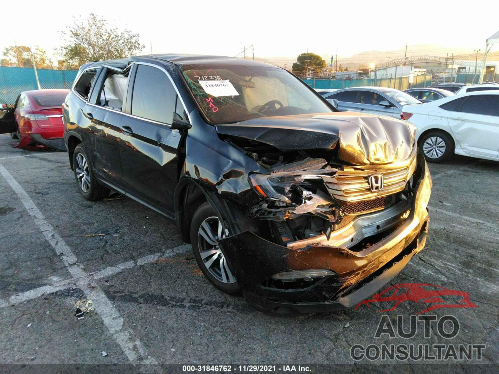 HONDA PILOT 2017 - 5FNYF5H35HB035658