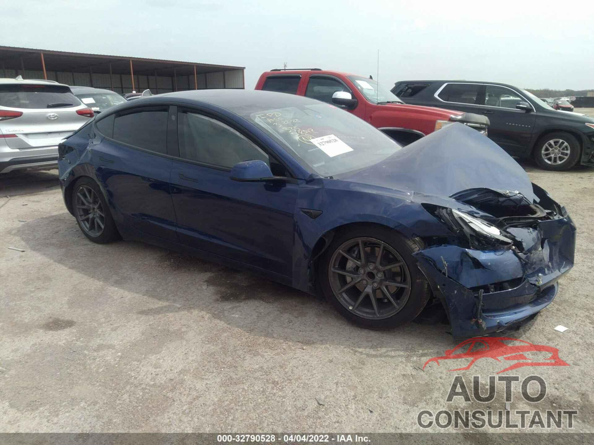 TESLA MODEL 3 2021 - 5YJ3E1EA9MF986934