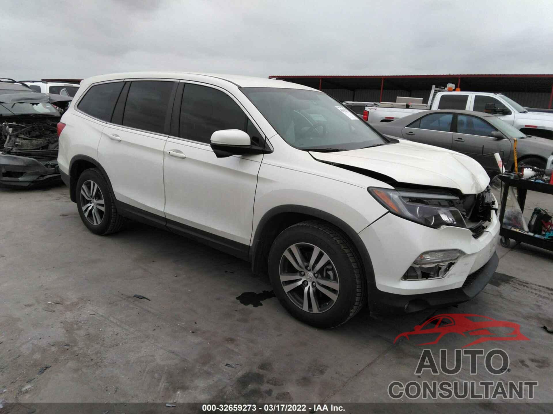 HONDA PILOT 2017 - 5FNYF5H36HB038746