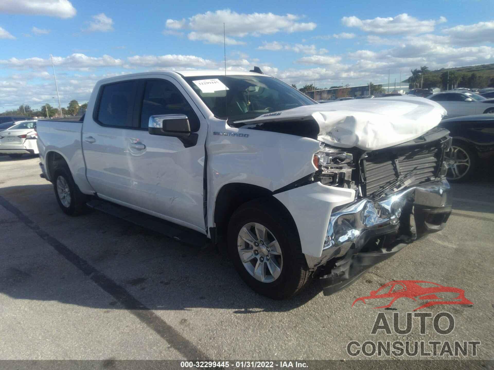 CHEVROLET SILVERADO 1500 2021 - 3GCPWCET9MG150093