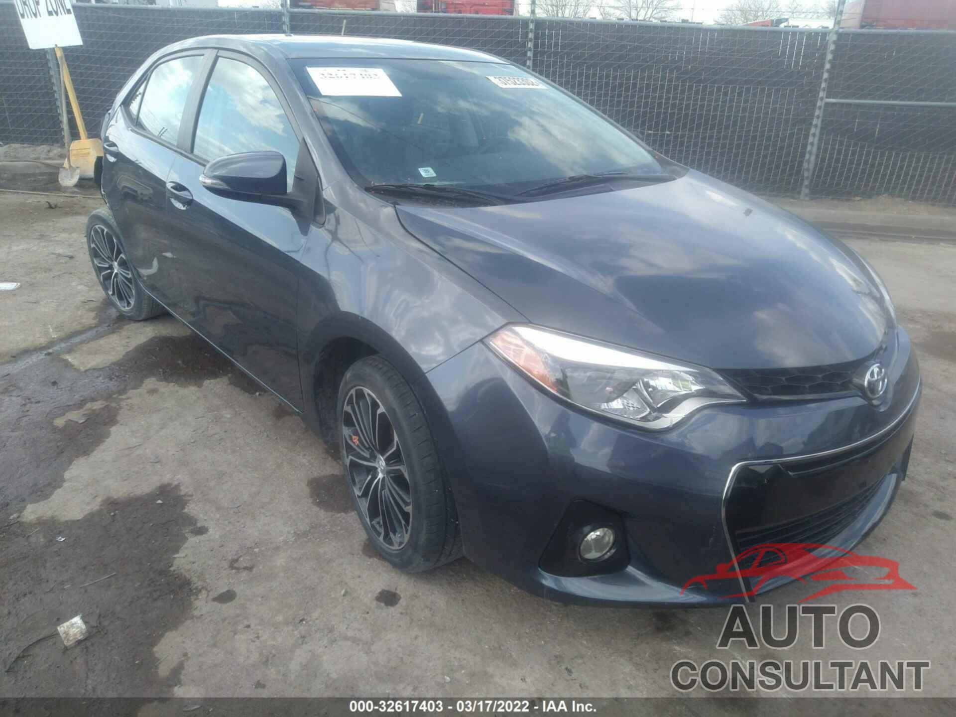 TOYOTA COROLLA 2016 - 2T1BURHE7GC638361