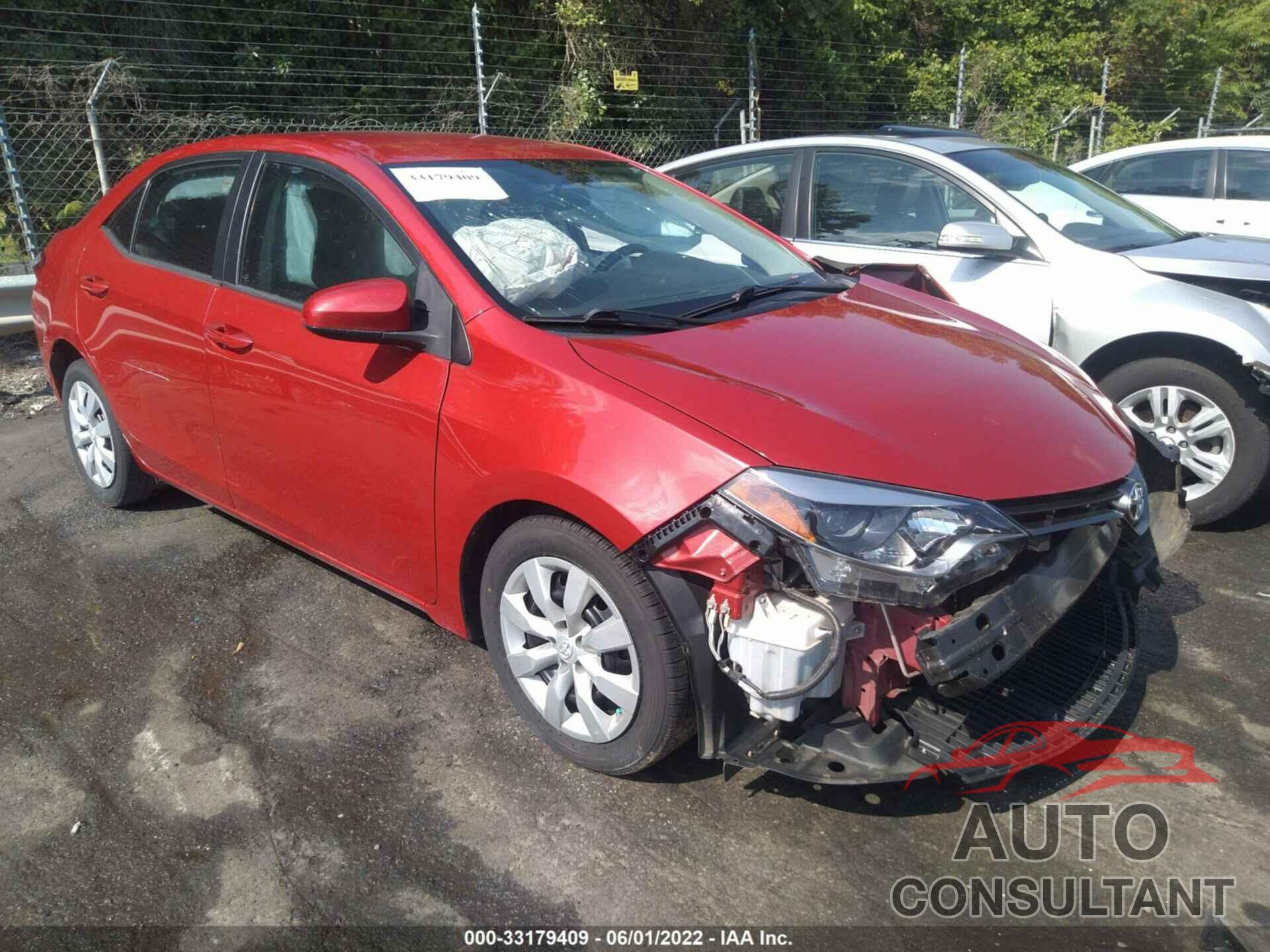 TOYOTA COROLLA 2016 - 2T1BURHE6GC693299
