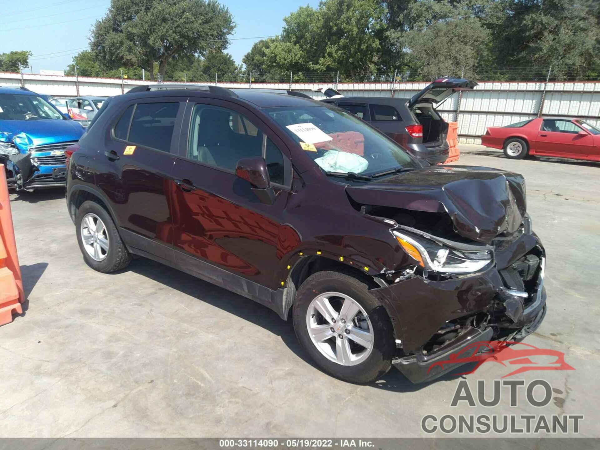 CHEVROLET TRAX 2021 - KL7CJLSB4MB308385