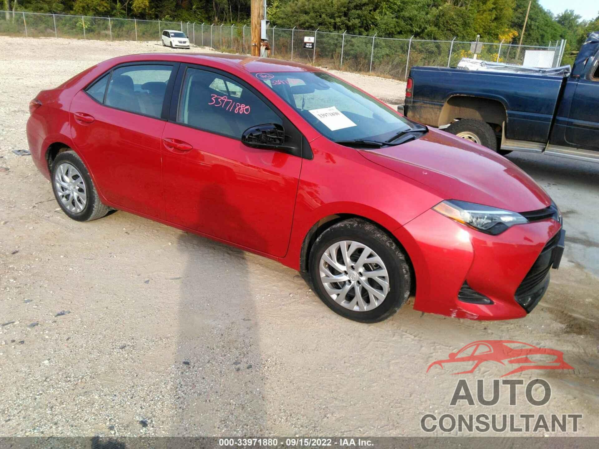 TOYOTA COROLLA 2019 - 2T1BURHE0KC224668