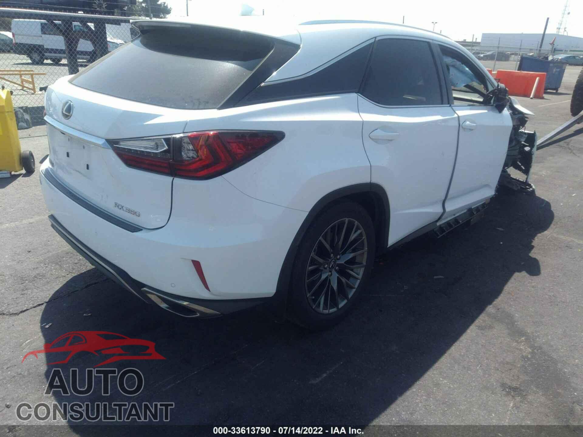 LEXUS RX 2019 - 2T2BZMCA9KC196101