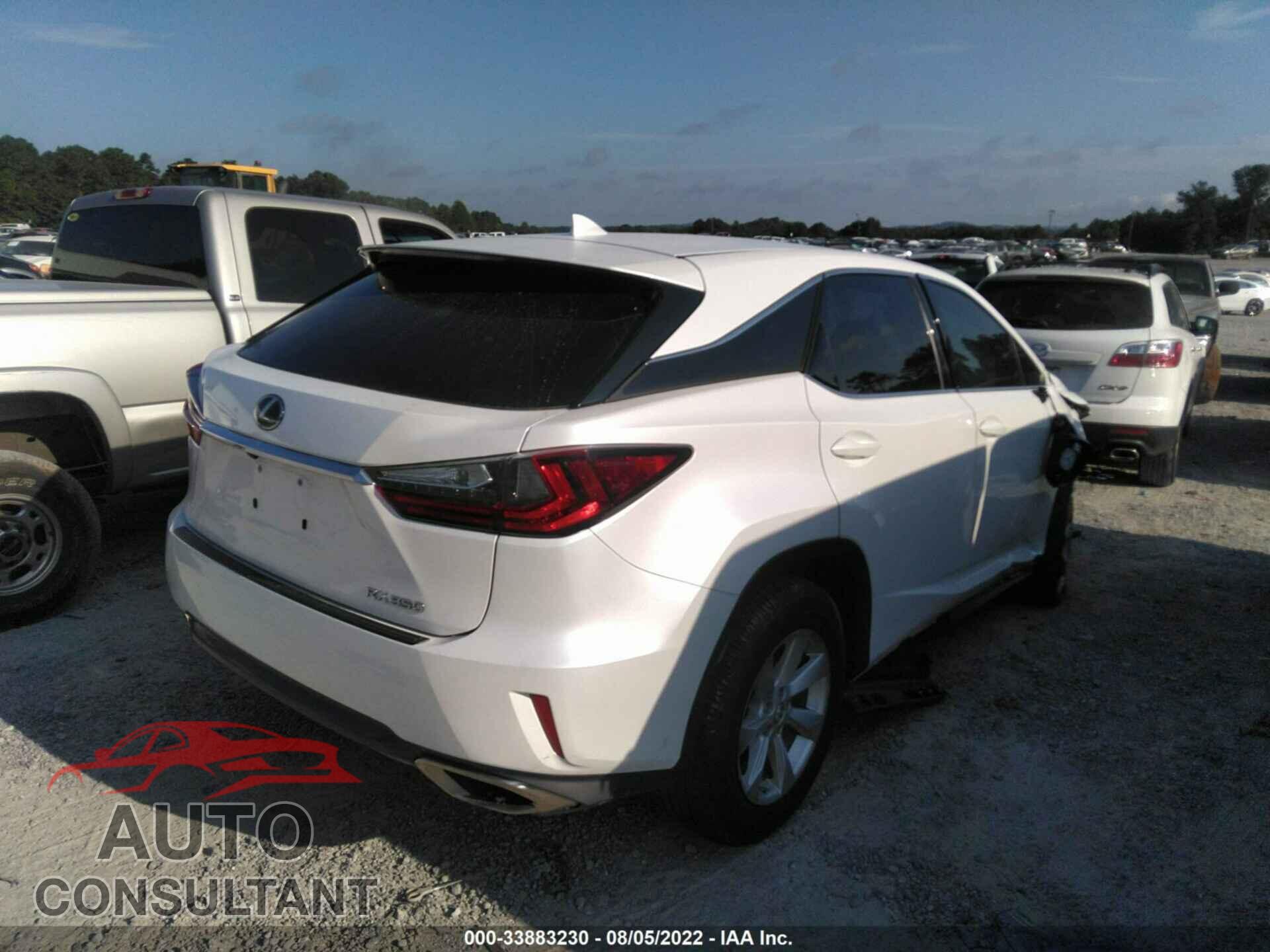 LEXUS RX 2017 - 2T2ZZMCA6HC068051