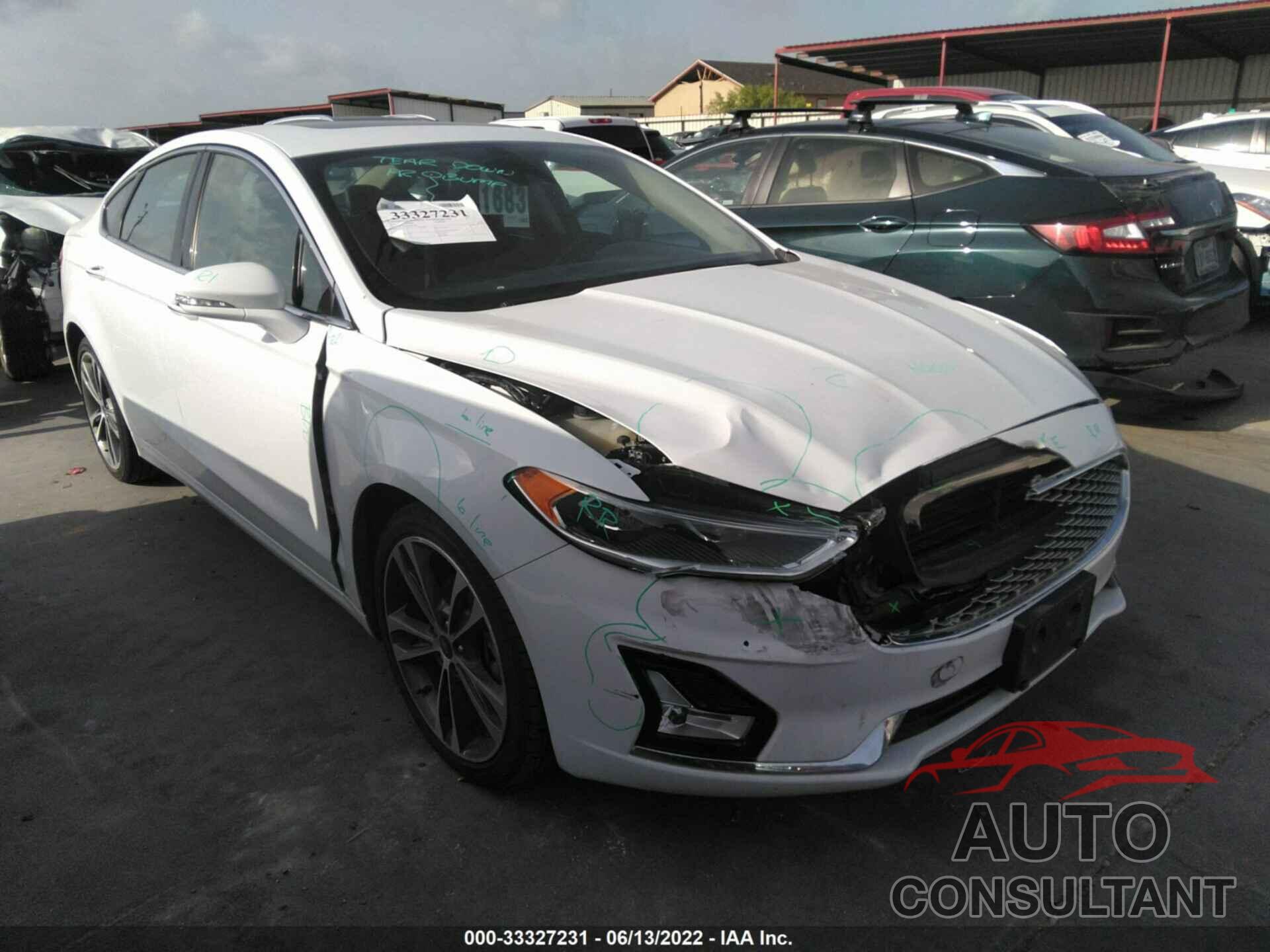 FORD FUSION 2019 - 3FA6P0K99KR260603