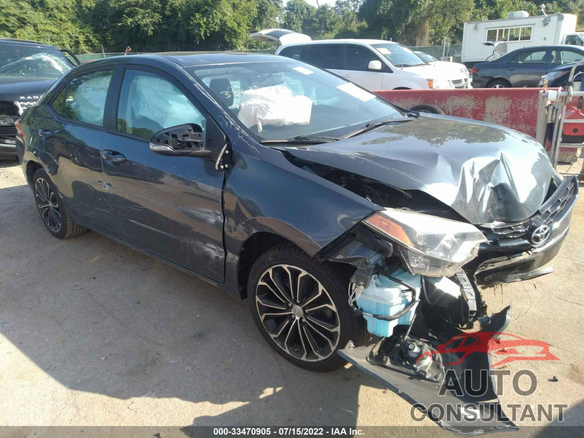 TOYOTA COROLLA 2016 - 2T1BURHE2GC717145