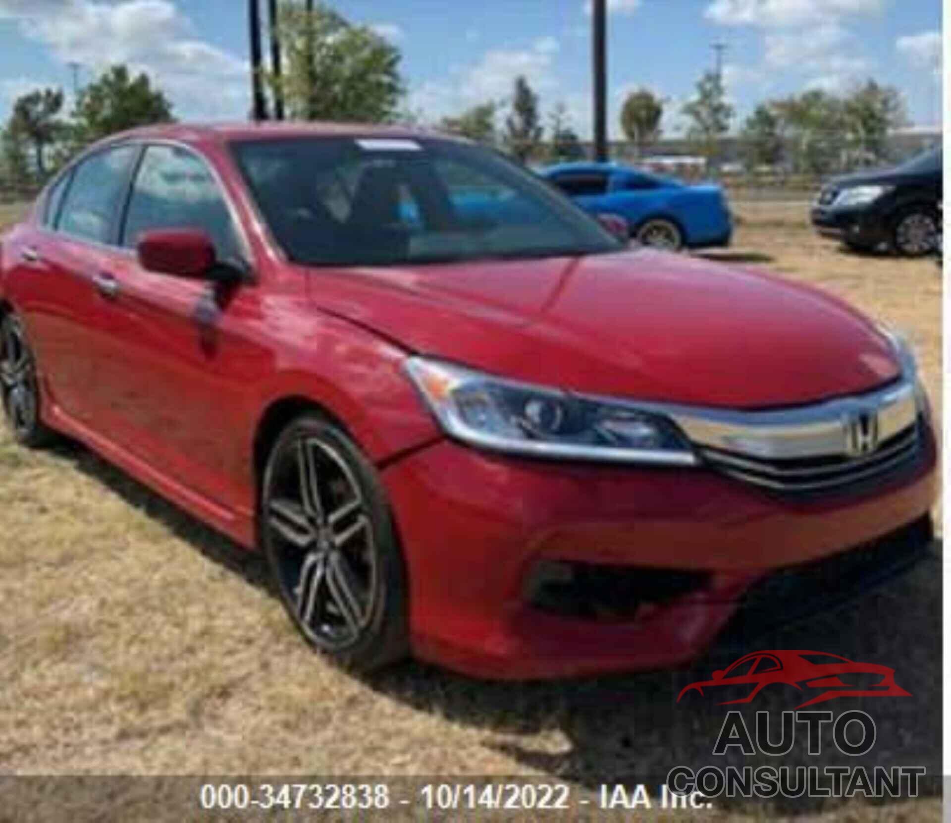 HONDA ACCORD SEDAN 2017 - 1HGCR2F56HA043637