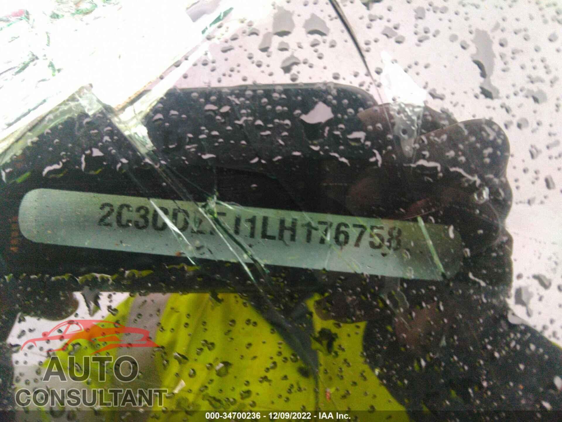 DODGE CHALLENGER 2020 - 2C3CDZFJ1LH176758