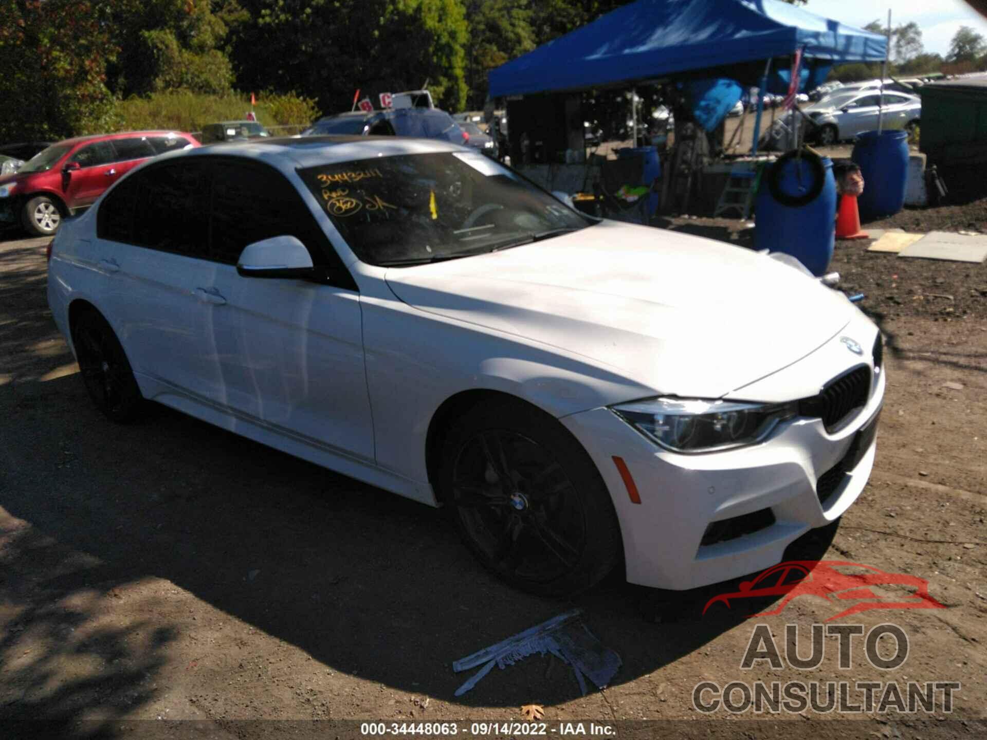 BMW 3 SERIES 2018 - WBA8D9C57JEM32492