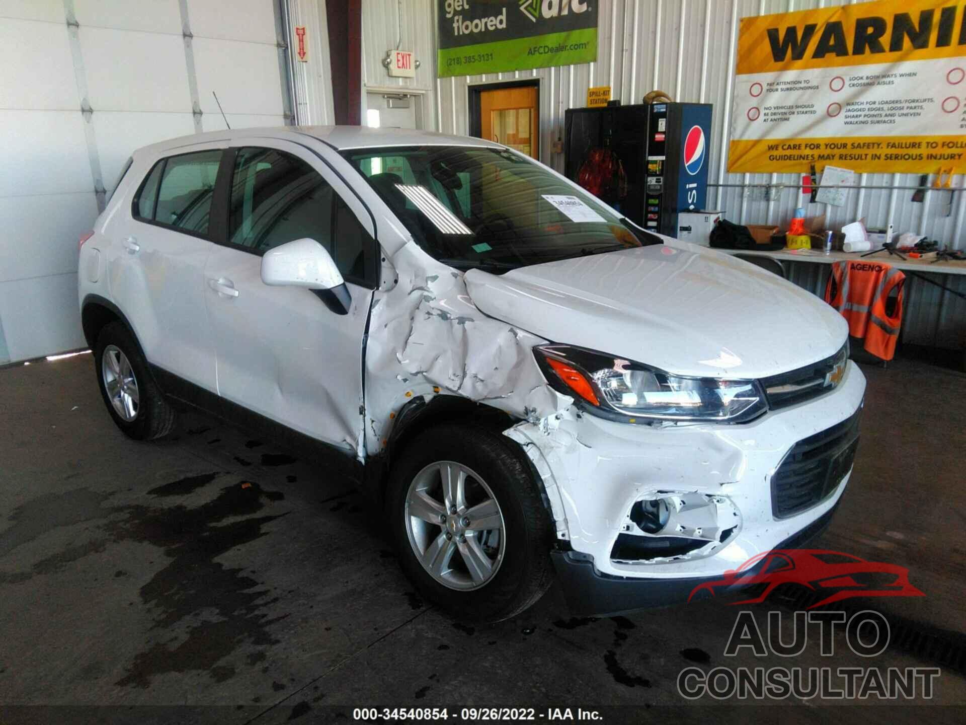 CHEVROLET TRAX 2022 - KL7CJNSM8NB527784