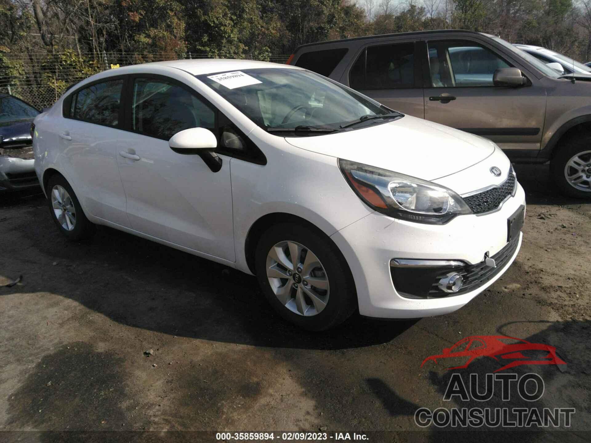 KIA RIO 2017 - KNADN4A30H6007278