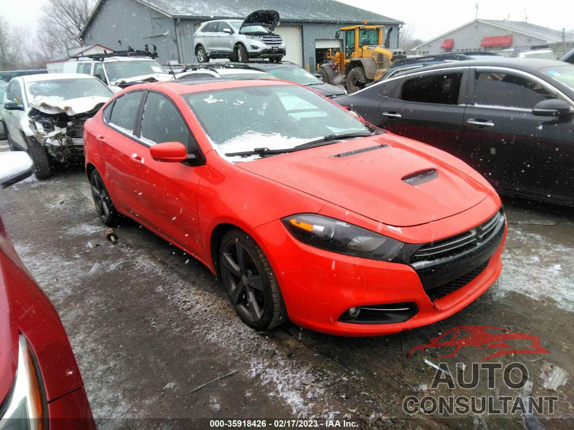 DODGE DART 2016 - 1C3CDFEB8GD740627