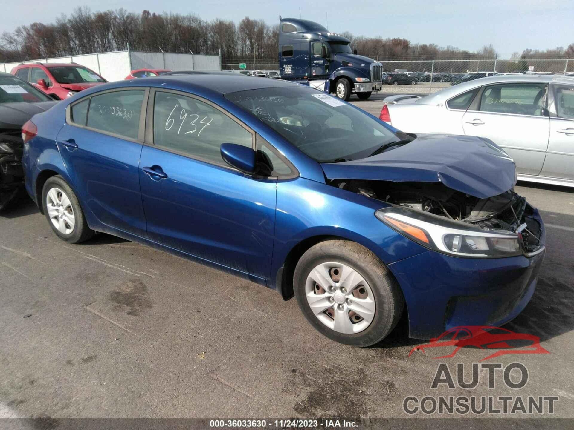 KIA FORTE 2017 - 3KPFK4A75HE156934