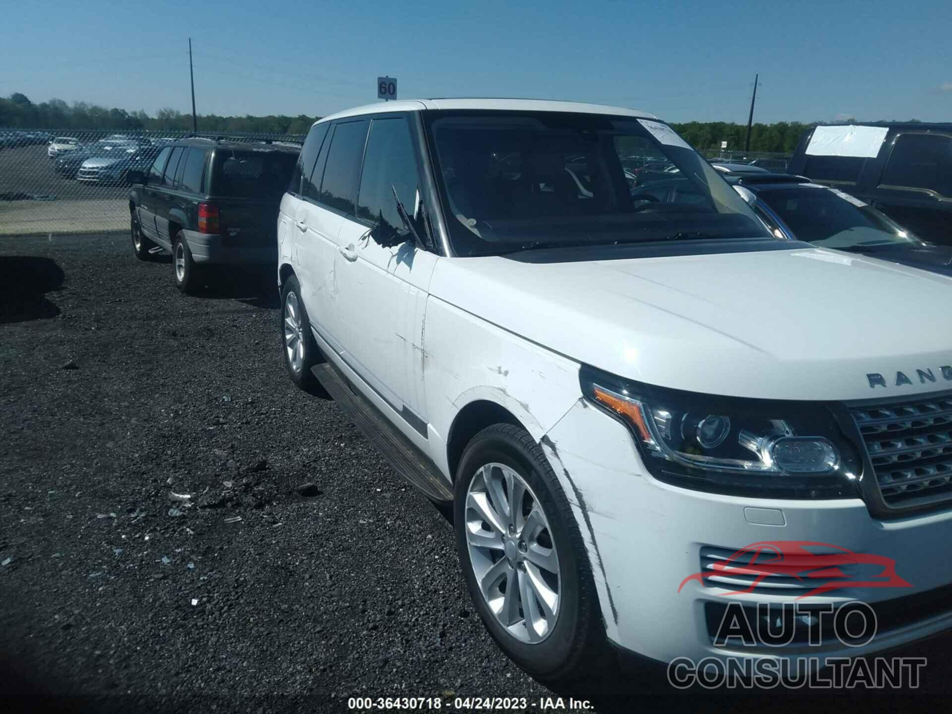 LAND ROVER RANGE ROVER 2016 - SALGS2VF9GA245295