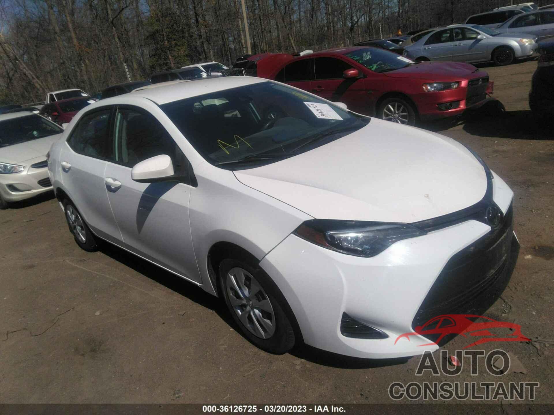 TOYOTA COROLLA 2017 - 2T1BURHE1HC761882
