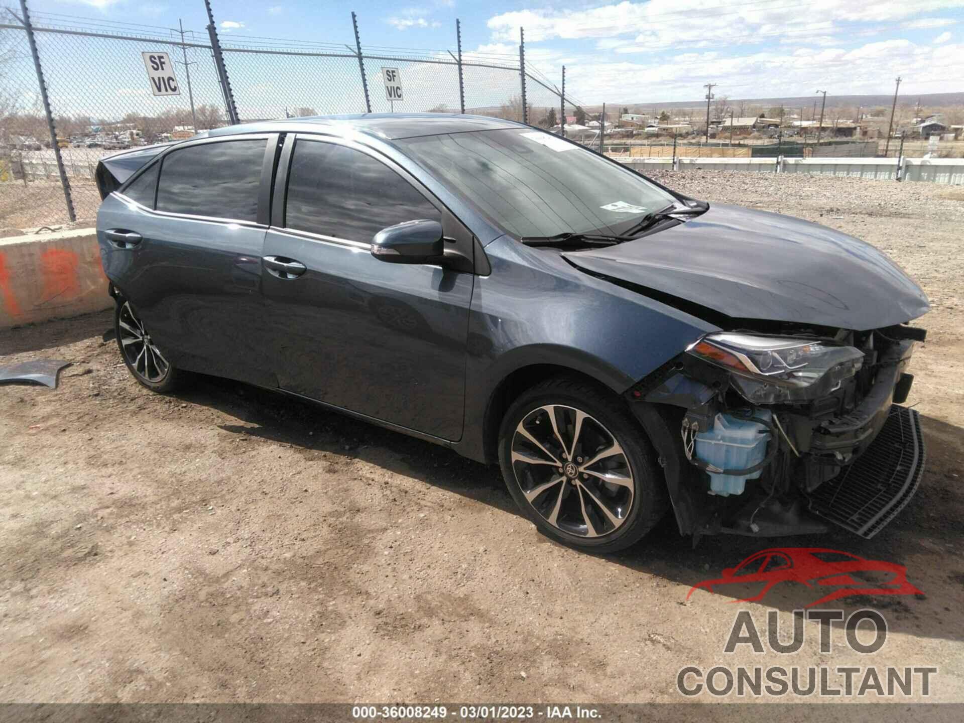 TOYOTA COROLLA 2018 - 2T1BURHE8JC068202
