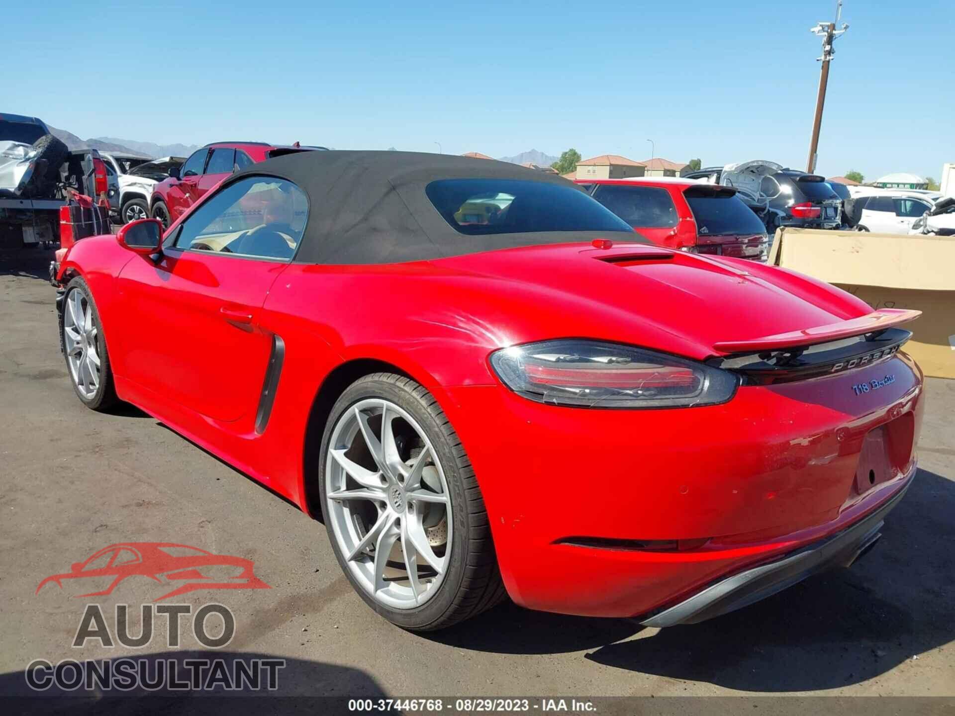 PORSCHE 718 BOXSTER 2017 - WP0CA2A85HS221121