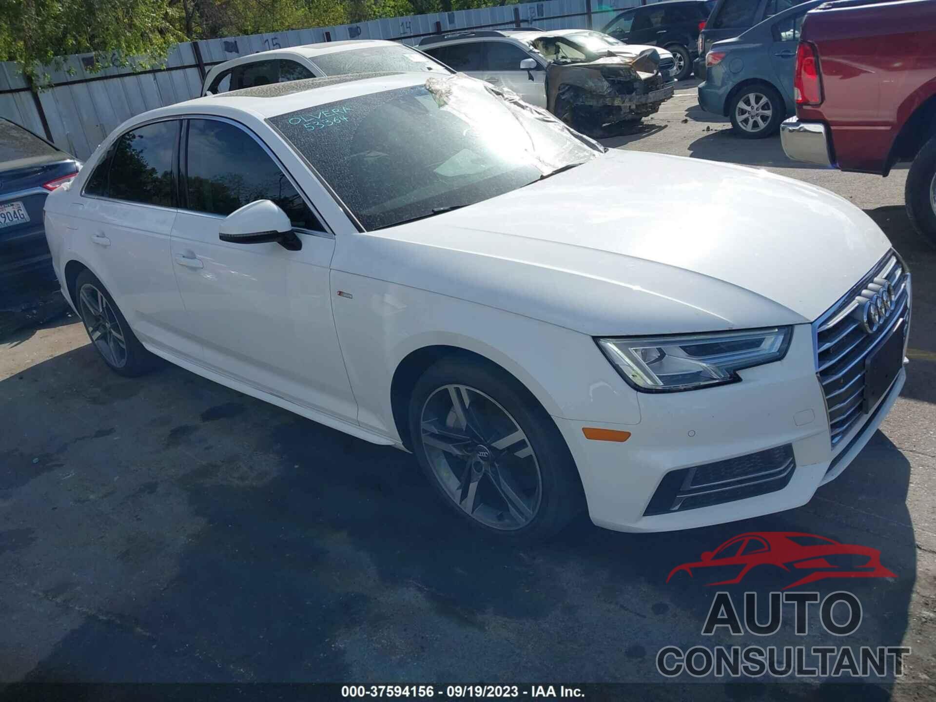 AUDI A4 2017 - WAUENAF44HN036602