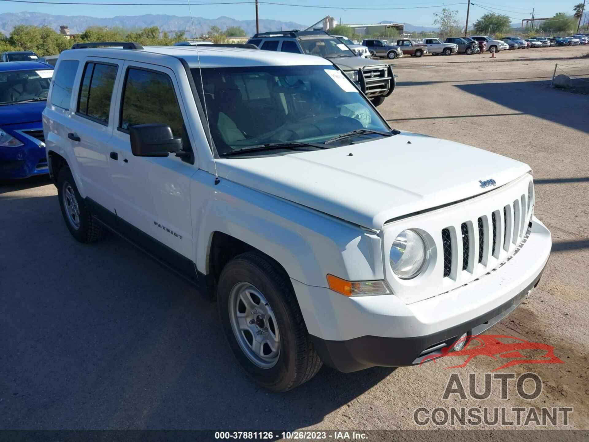 JEEP PATRIOT 2016 - 1C4NJPBA8GD739931