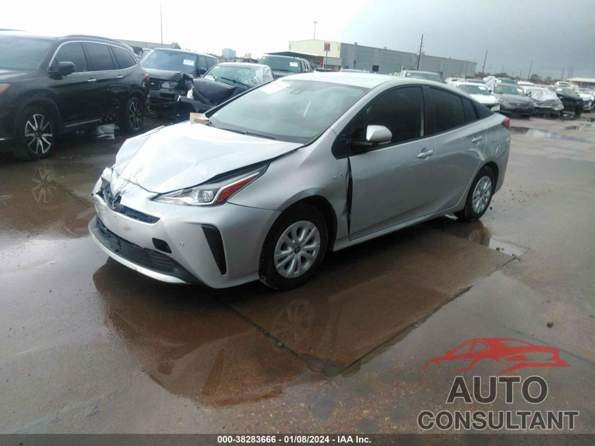 TOYOTA PRIUS 2020 - JTDKARFU1L3122583