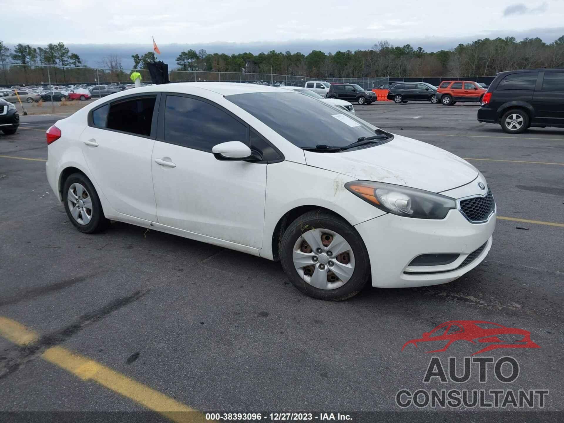 KIA FORTE 2016 - KNAFK4A63G5551211