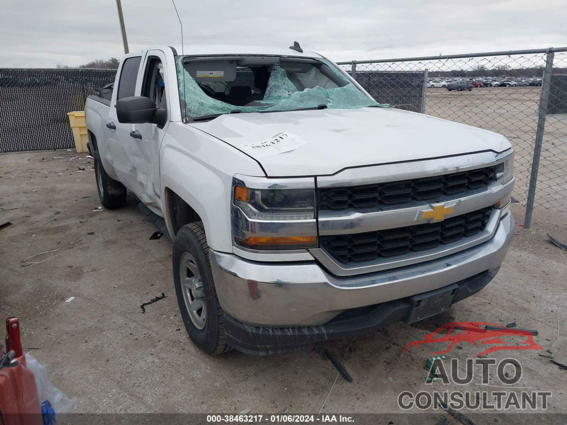 CHEVROLET SILVERADO 1500 2017 - 1GCRCNEH6HZ406124
