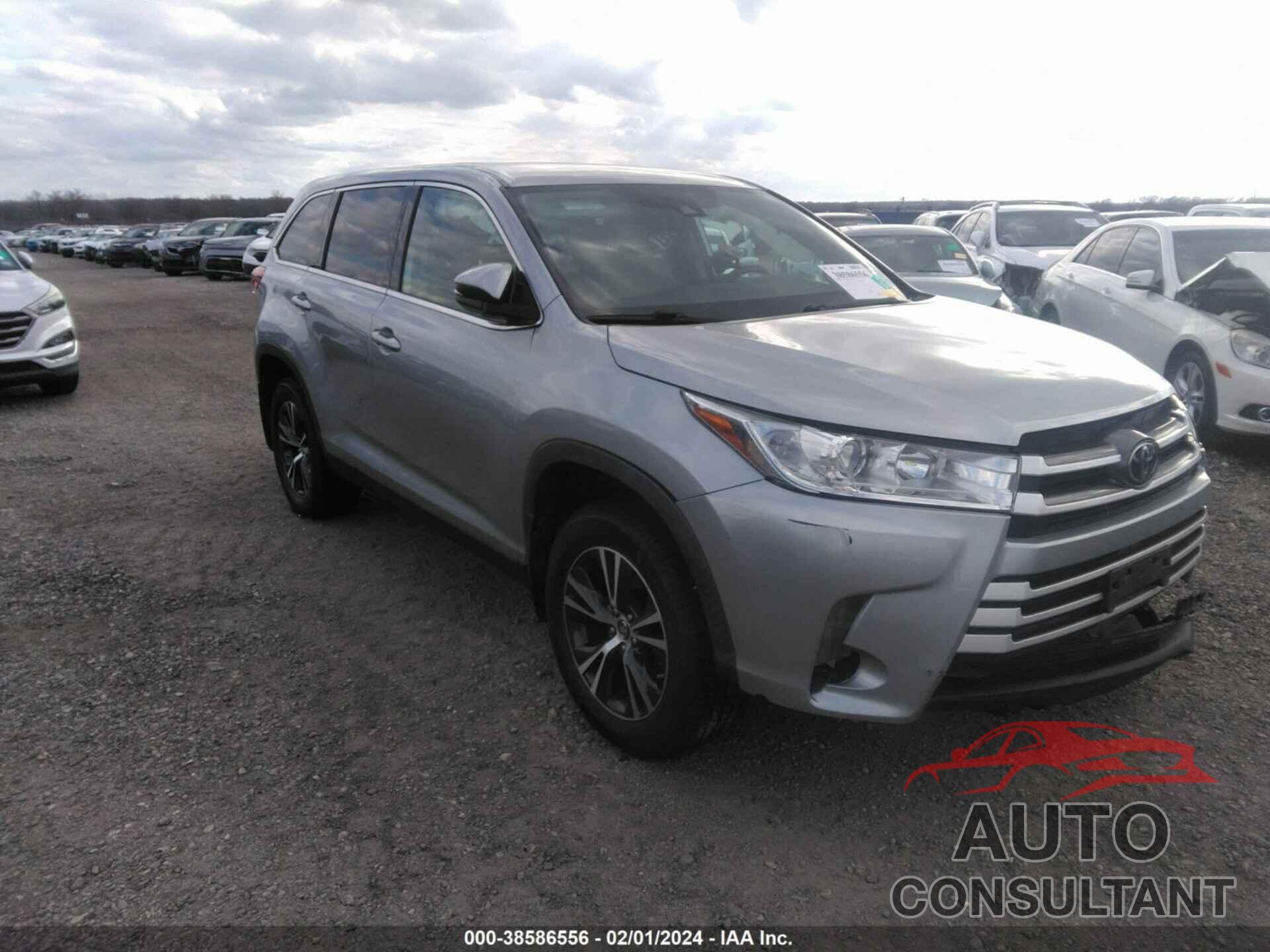 TOYOTA HIGHLANDER 2019 - 5TDZARFH1KS053974