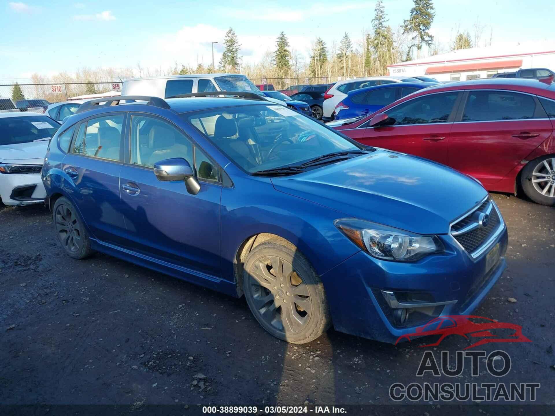 SUBARU IMPREZA 2016 - JF1GPAY69G8254185