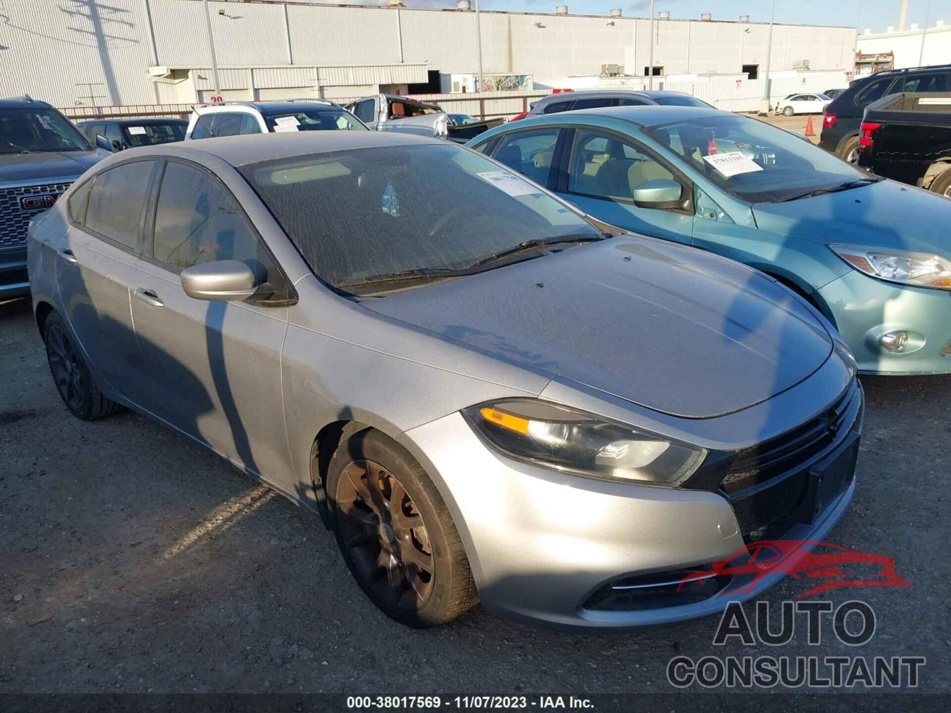 DODGE DART 2016 - 1C3CDFAAXGD606554