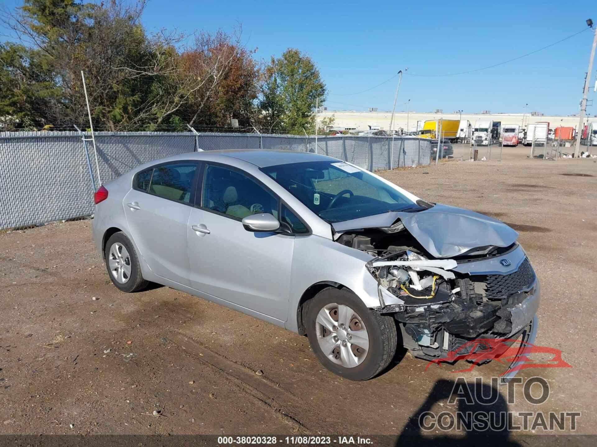 KIA FORTE 2015 - KNAFK4A66F5389363