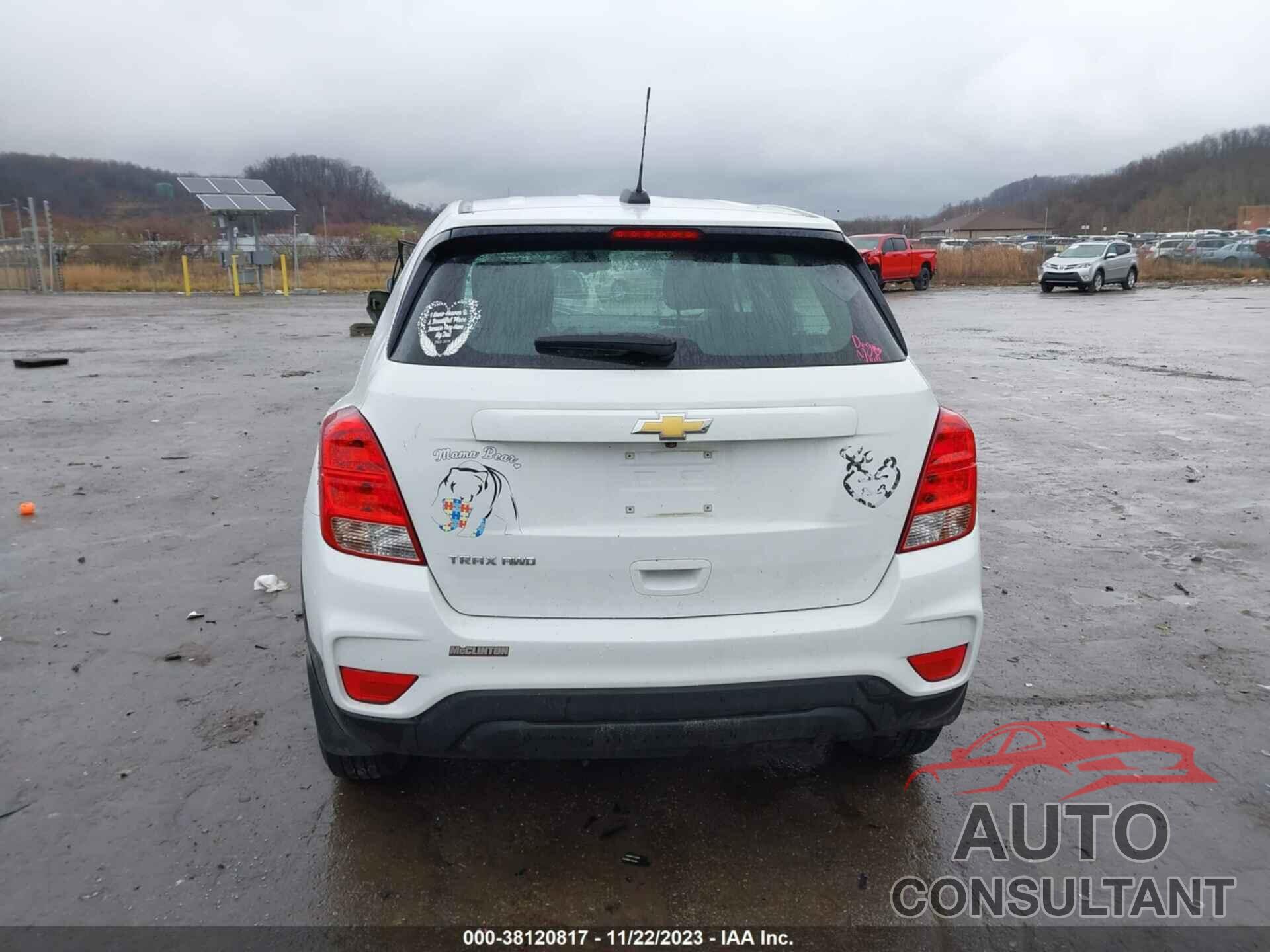 CHEVROLET TRAX 2017 - KL7CJNSB0HB077132