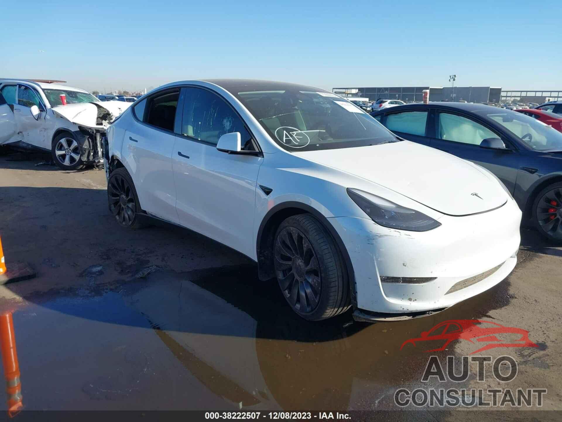 TESLA MODEL Y 2022 - 7SAYGDEF1NF488695