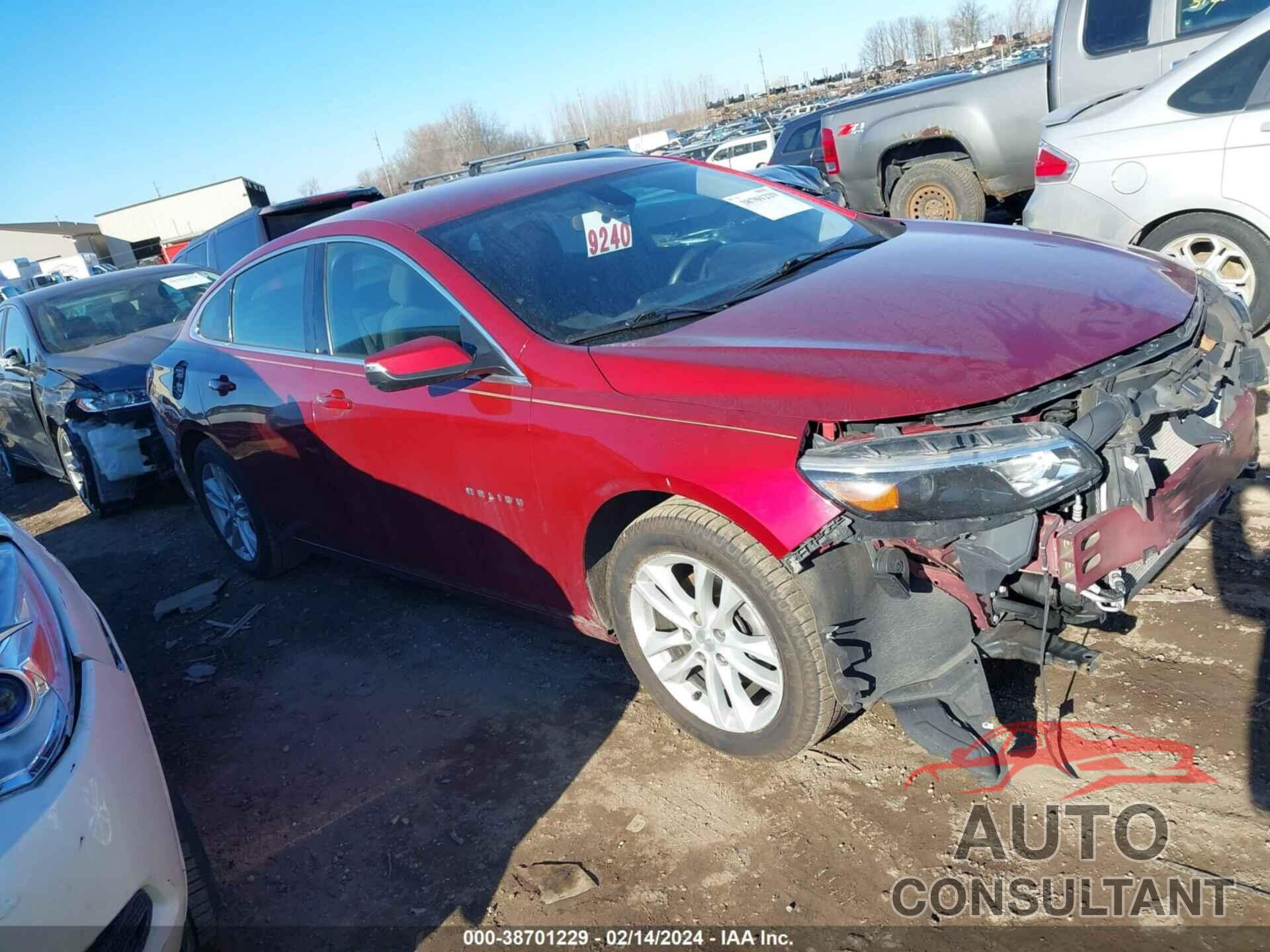 CHEVROLET MALIBU 2017 - 1G1ZE5ST2HF218973