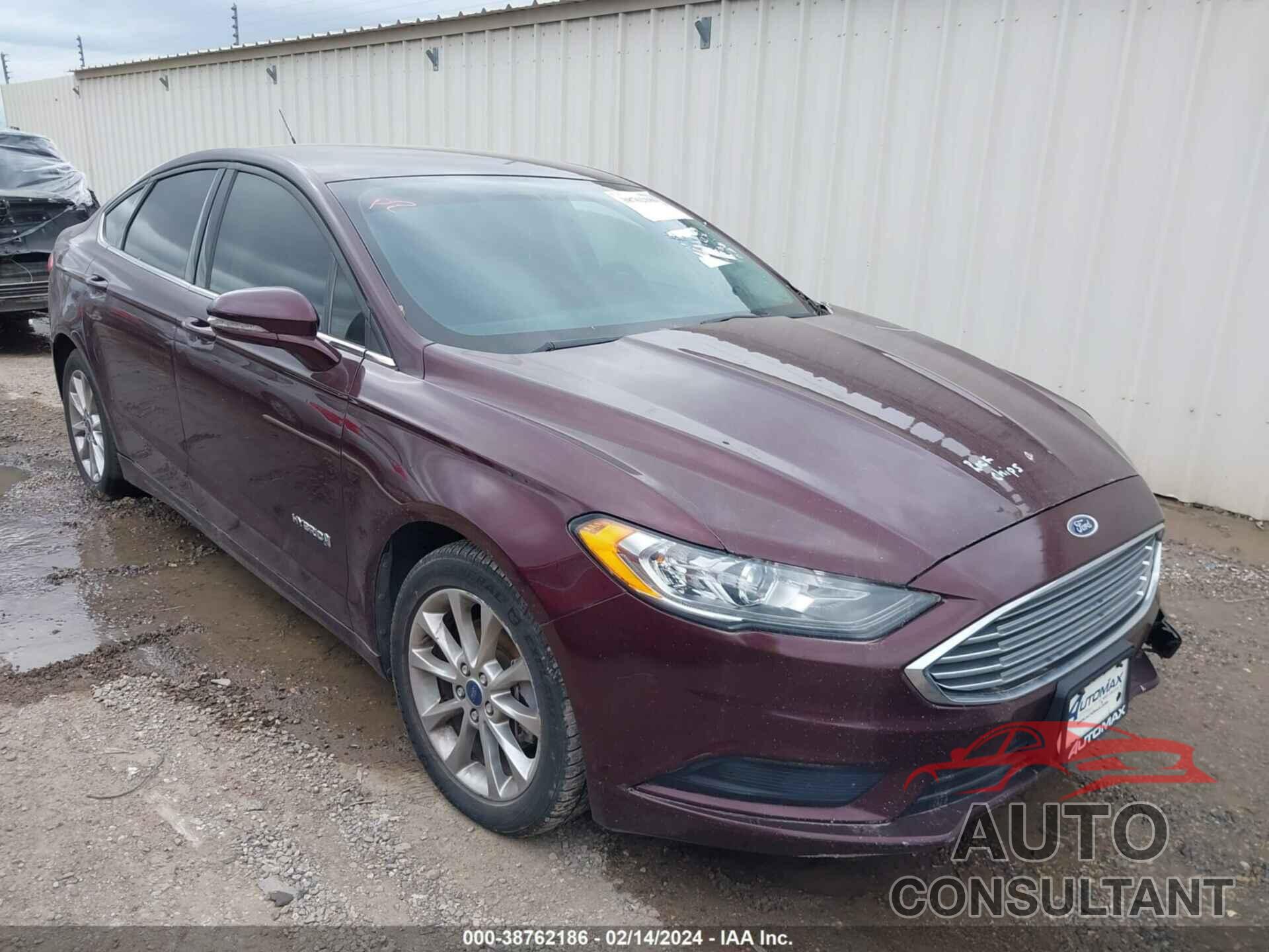 FORD FUSION HYBRID 2017 - 3FA6P0LU3HR156376