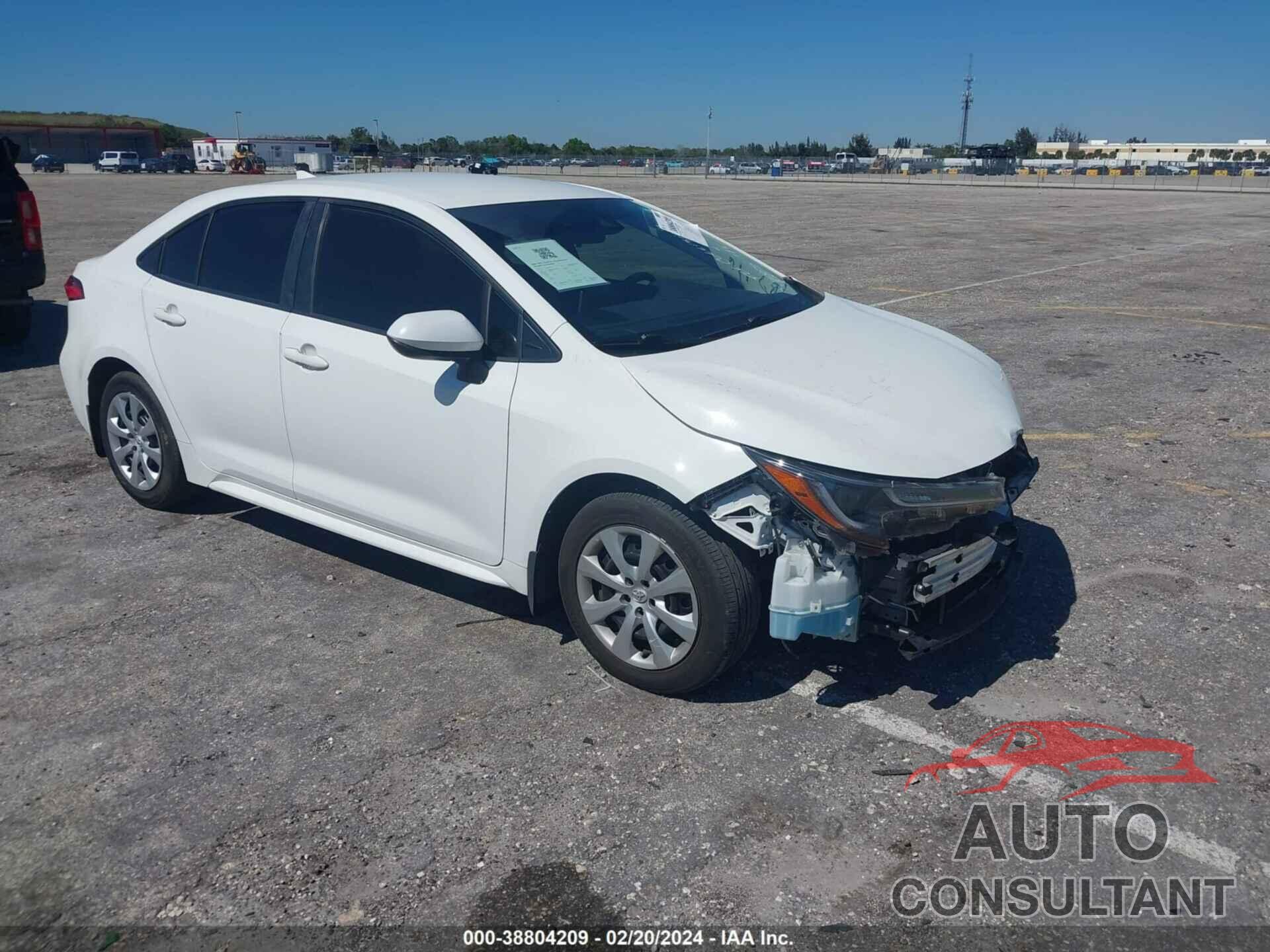TOYOTA COROLLA 2020 - JTDEPRAE0LJ081323