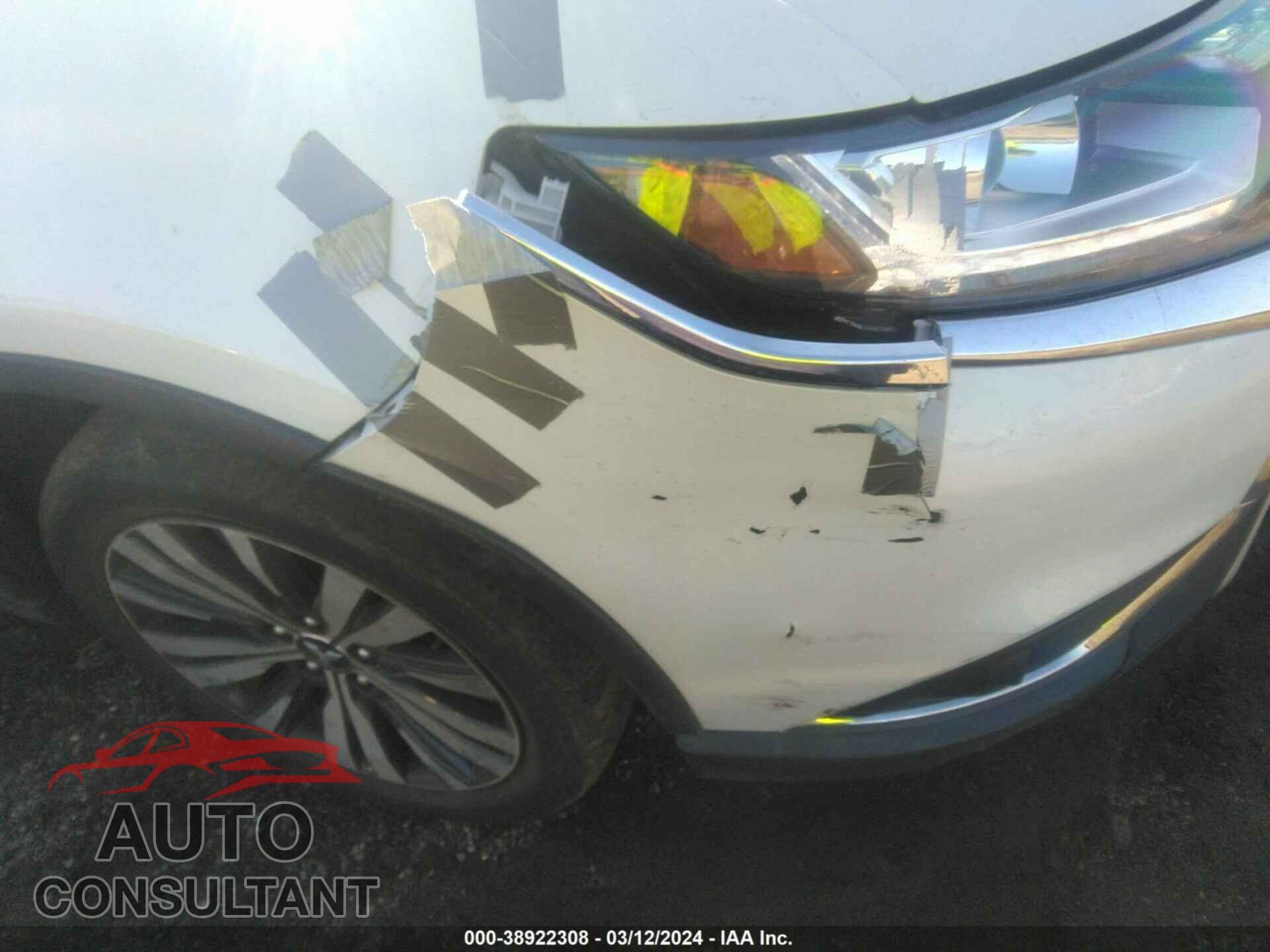 MITSUBISHI OUTLANDER 2019 - JA4AD3A36KZ049960
