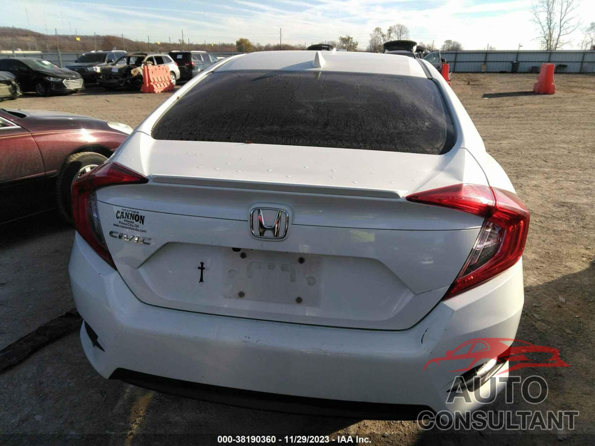 HONDA CIVIC 2018 - 2HGFC1F71JH640793