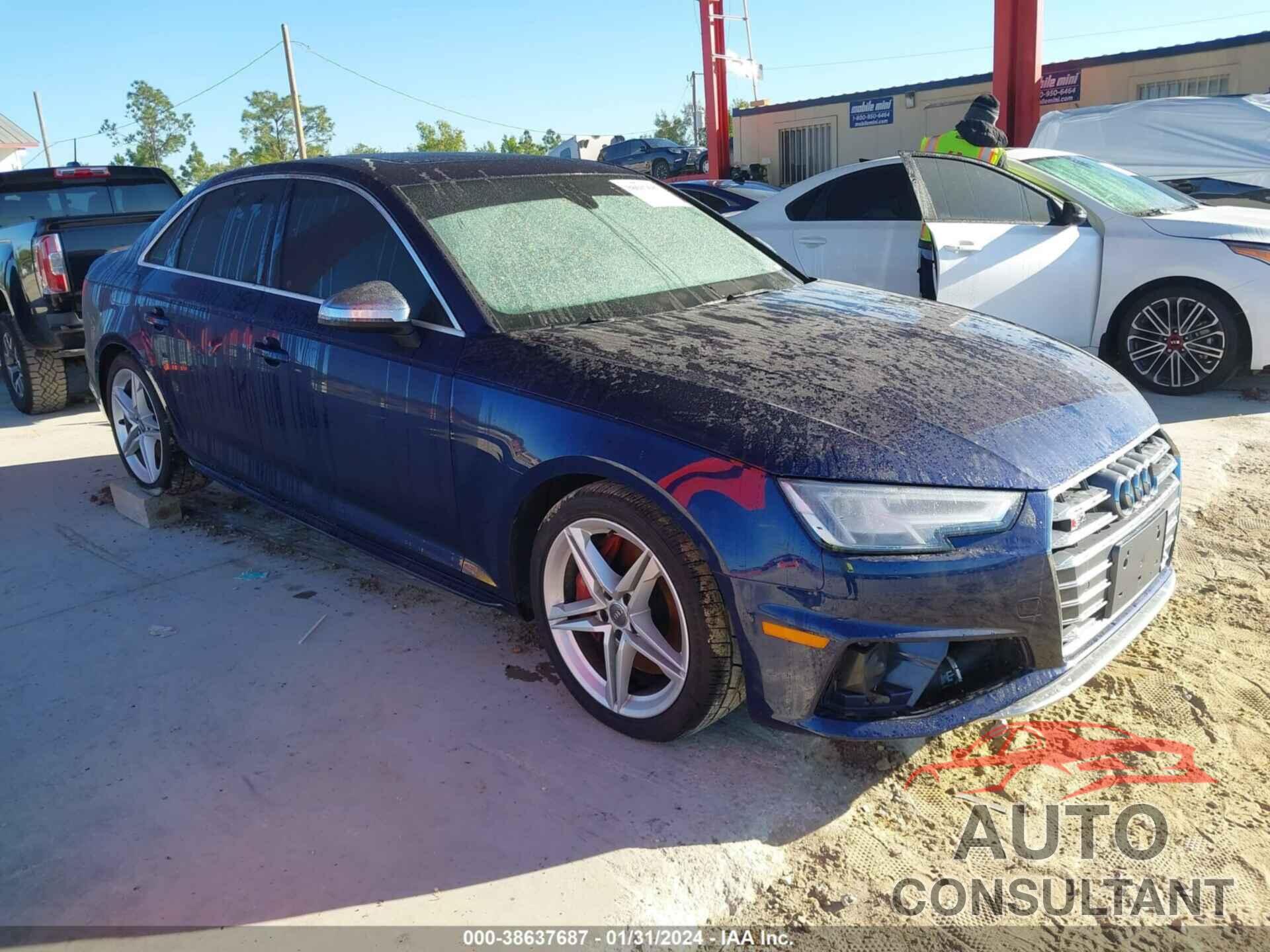 AUDI S4 2019 - WAUB4AF47KA004831